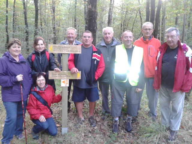 1/2 Marche en forêt de Riaillé le 18/10/2013